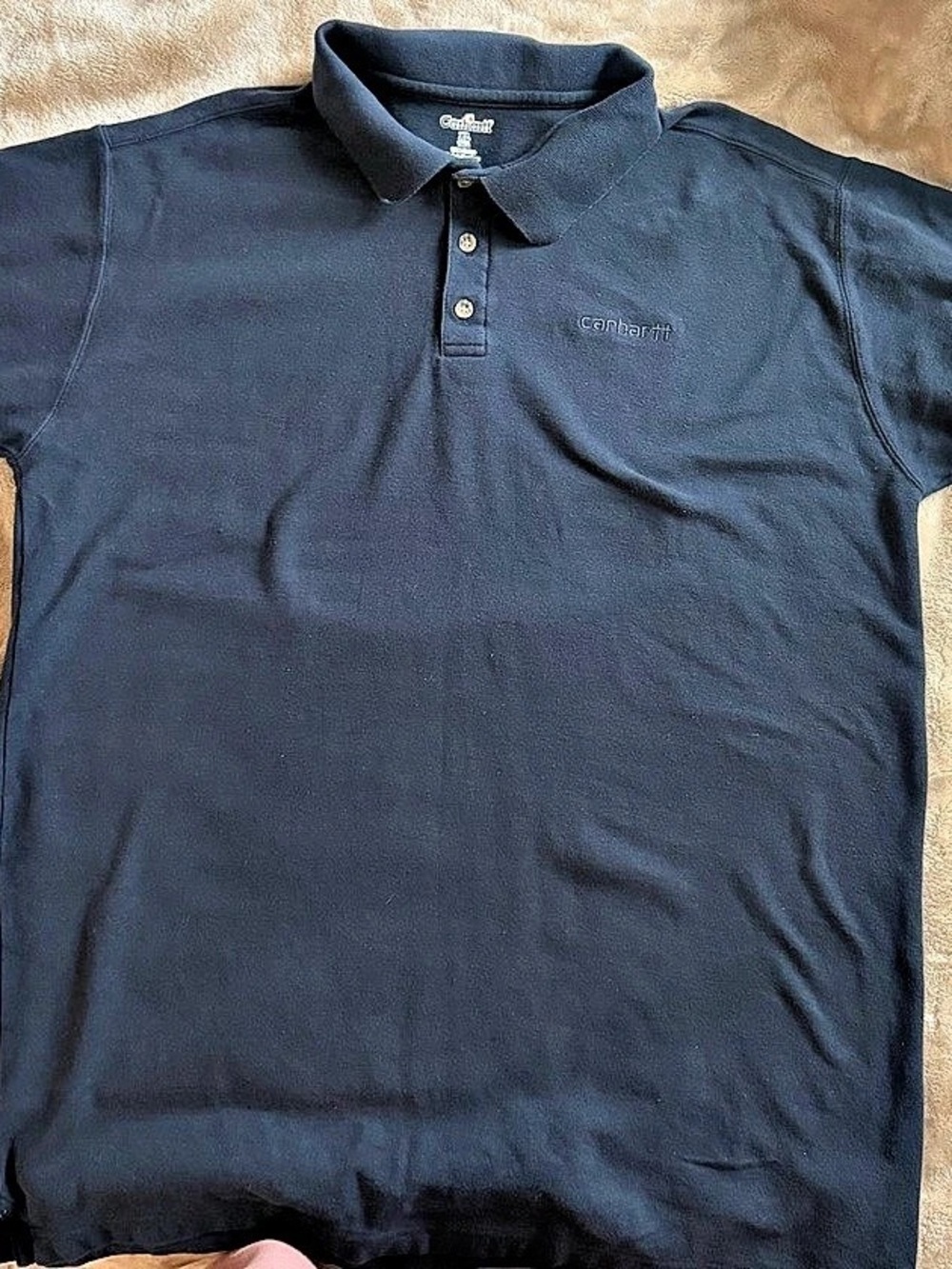 Carhartt Men's Cotton Polo Blue XL